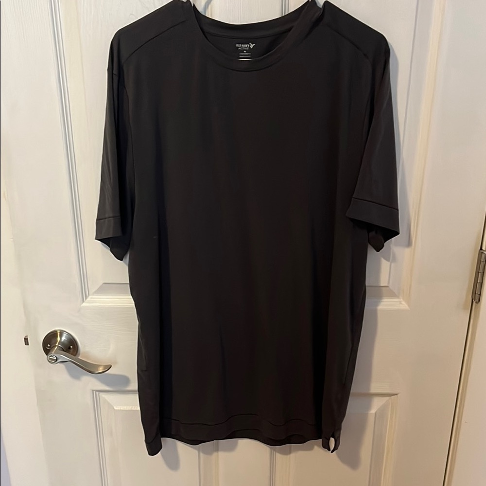 Navy Short Sleeve Active Tee Classic Crew Neck